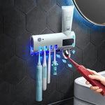 Load image into Gallery viewer, 🇨🇫 Stérilisateur de brosses à dents avec distributeur de dentifrice intégré 🇨🇫
